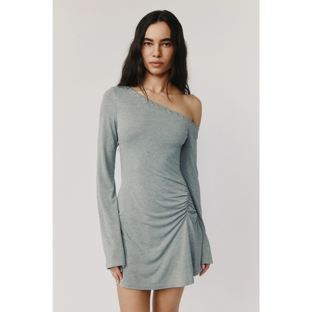 With Jéan Milo Dress | Grey in Gray - Picture 4 of 5
